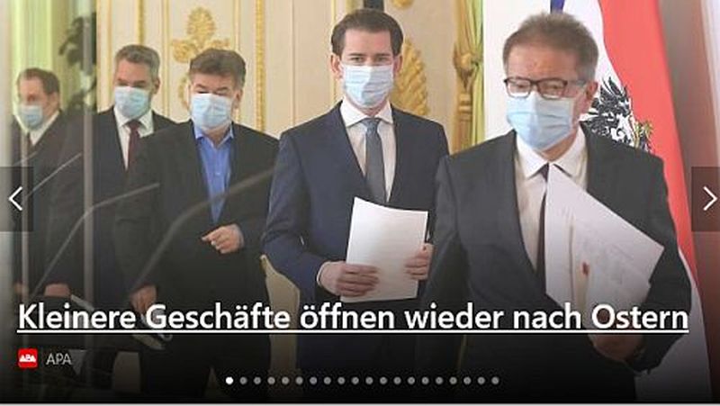 Corona 2020 Mundschutzregierung