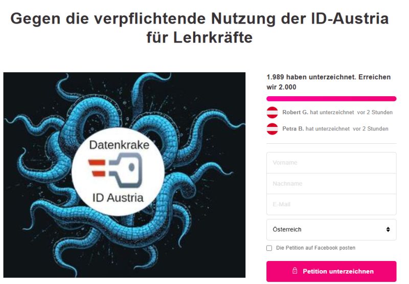 Datenkrake ID Austria