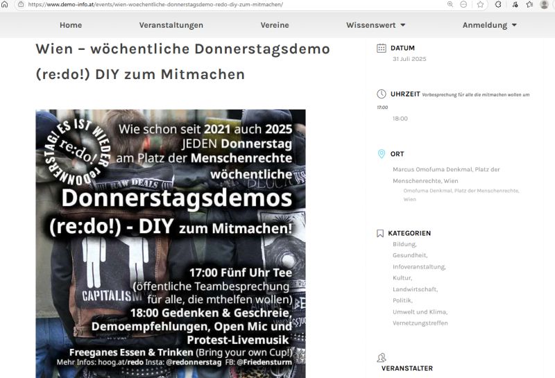 DonnerstagsDemos