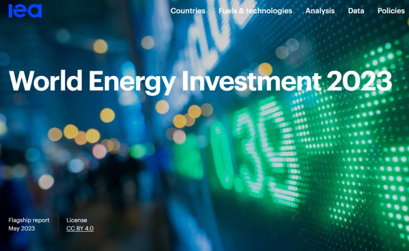 IEA World Energy Investments 2023