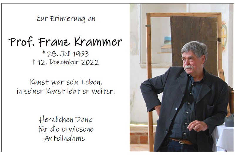Krammer Franz Anteilnahme