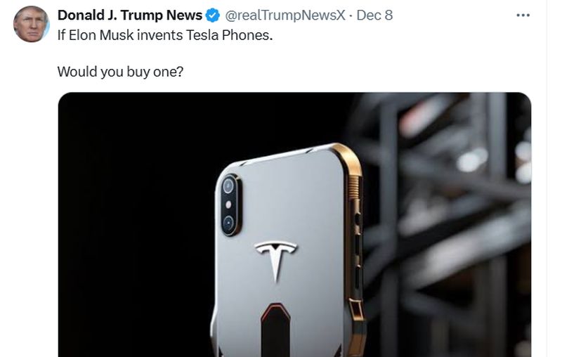 Musk Tesla Trump