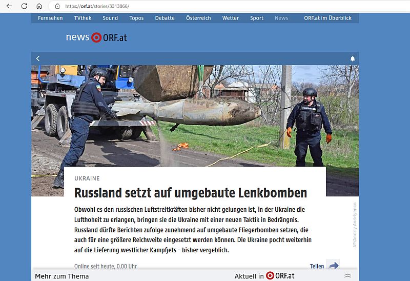 ORF screen russiche Bomben 1