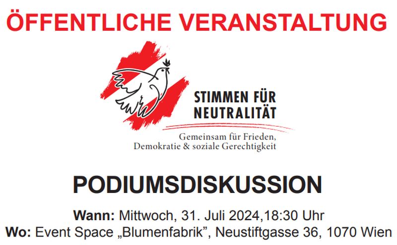 Podiumsdiskussion Neutralität