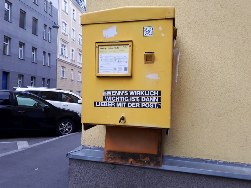 Postkasten Vertrauen 800