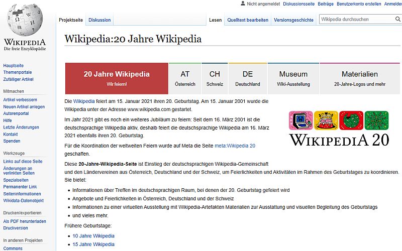 Screen Wikipedia