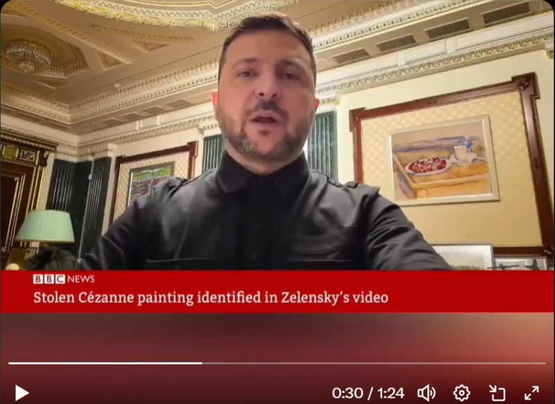 Selenskij liebt Cezanne