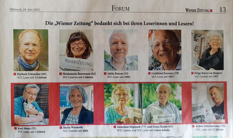 Wiener Zeitung Finish
