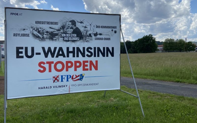 EU Plakat FPÖ Bgld