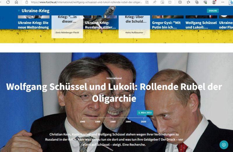 Schuessel und Putin