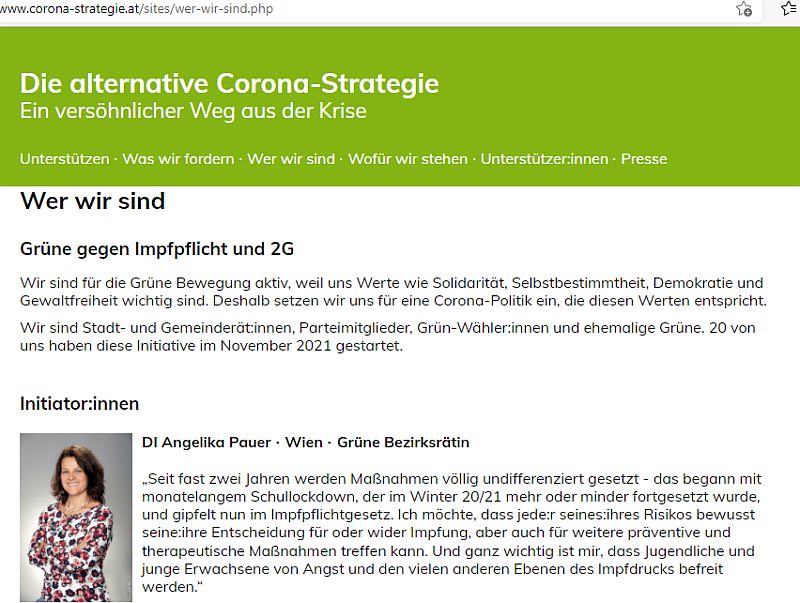 Screen Grüne Alternative