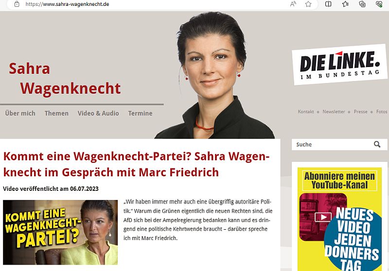 Wagenknecht Sahra