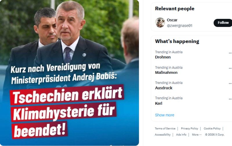 X Klimahysterie CZ