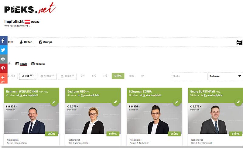 screen Pieks net