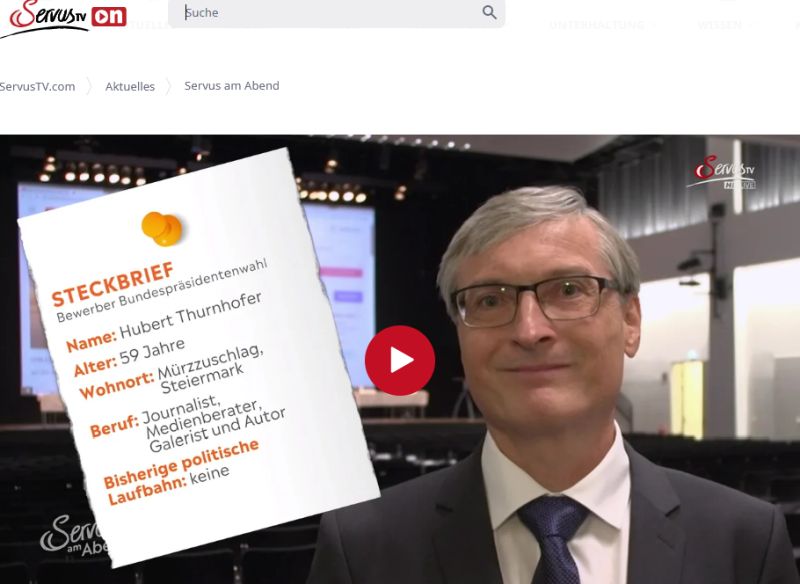 screen ServusTV Hubert T